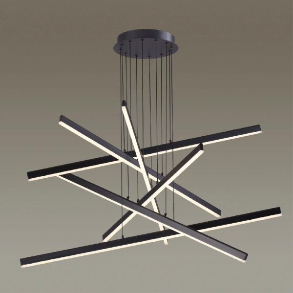 3890/96L L-VISION ODL20 328 черный/металл Подвесной светильник LED 4000K 96W 220V RUDY