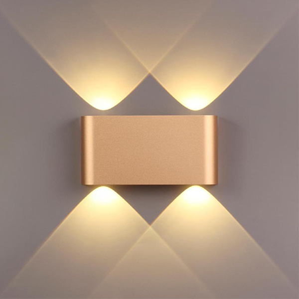 3893/4WL HIGHTECH ODL20 363 золотистый/металл Настенный светильник LED 3000K 4W 220V MAGNUM