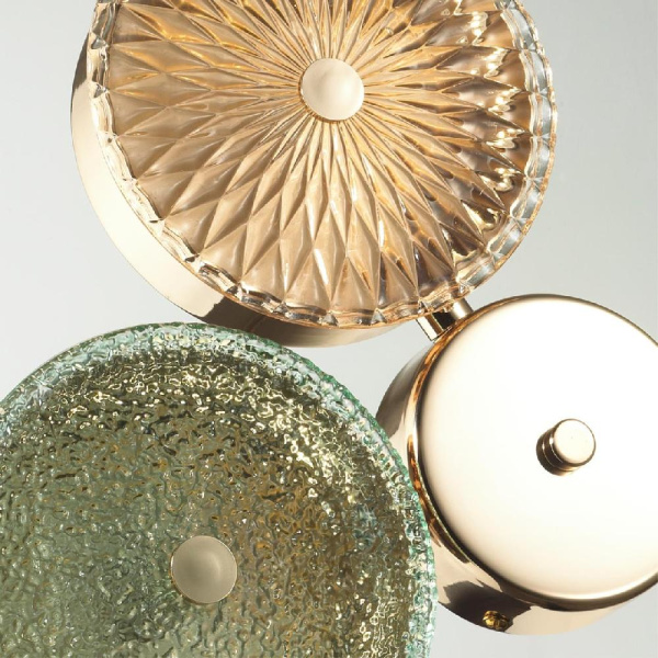 5412/14WL L-VISION ODL_EX23 153 золотой/желтый/зеленый металл/стекло Бра LED 14W 4000K CARAMELLA