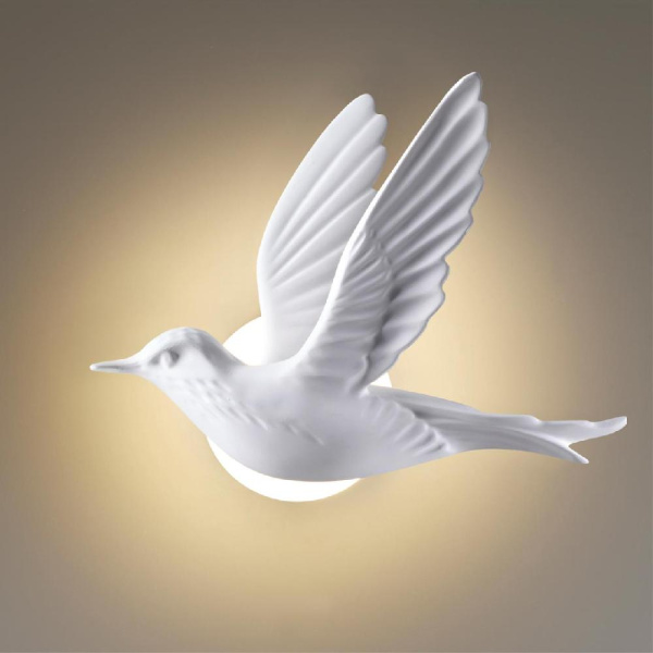 4341/3WLA HIGHTECH ODL22 367 белый гипс Настенный светильник (ЛЕВ.) IP20 LED 3W 122Лм 3000K COLOMBELLA