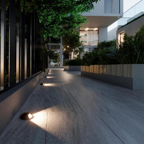 6662/1GL NATURE ODL24 729 черный/металл Встраиваемый грунтовый светильник IP67 LED 3W 4000K 12V/24V WALD (нужен драйвер 357781/357782)