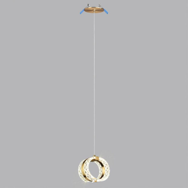 5030/8L L-VISION ODL24 573 античн.бронза/металл/акрил Подвес LED 8W 4000K 423лм MIRAGE