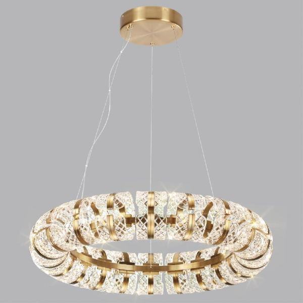 5030/128L L-VISION ODL24 575 античн.бронза/металл/акрил Люстра LED 128W 4000K 7597лм MIRAGE