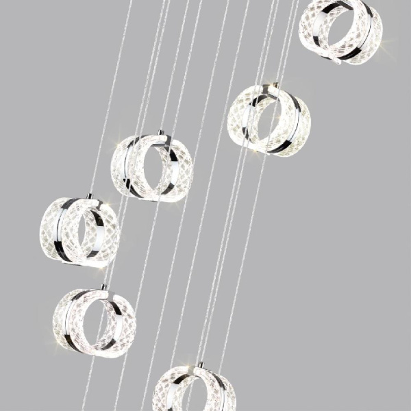 5029/83L L-VISION ODL24 573 хром/металл/акрил Люстра LED 83W 4000K 5220лм MIRAGE