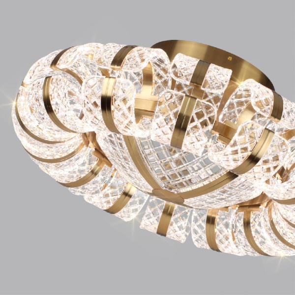 5030/104CL L-VISION ODL24 575 античн.бронза/металл/акрил Люстра потолочная LED 104W 5646лм MIRAGE