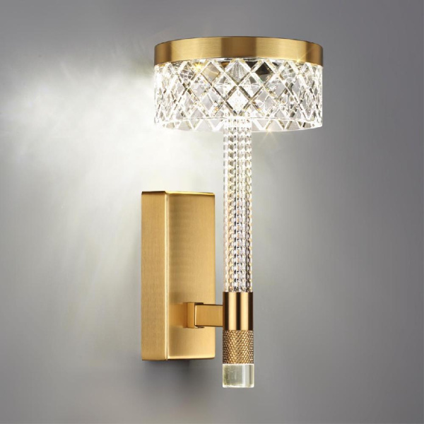 5032/8WL L-VISION ODL24 567 античн.бронза/металл/акрил Бра LED 8W 4000K 543лм FIVRE