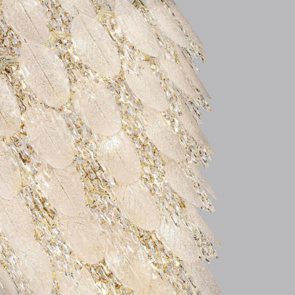 5049/89 HALL (В 3-Х КОРОБКАХ) ODL24 629 золото/прозрачный/металл/хрусталь/стекло Люстра E14 89*25W TEARS