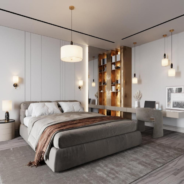 5424/1 MODERN ODL_EX24 43 золотой/черный/белый/металл/керамика/ткань Подвес E14 1*40W POLLEN