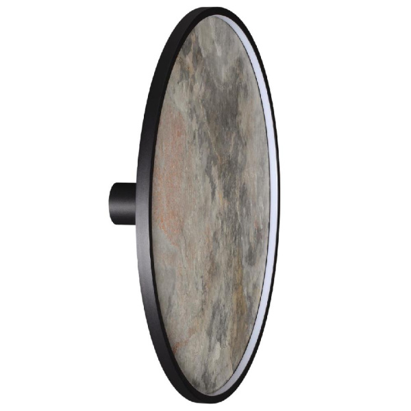 5078/55L L-VISION ODL24 539 черн./серо-беж./металл/натур.камень/акрил Настен.-потолочн.cветильн. LED 55W 3000K STOFLAKE