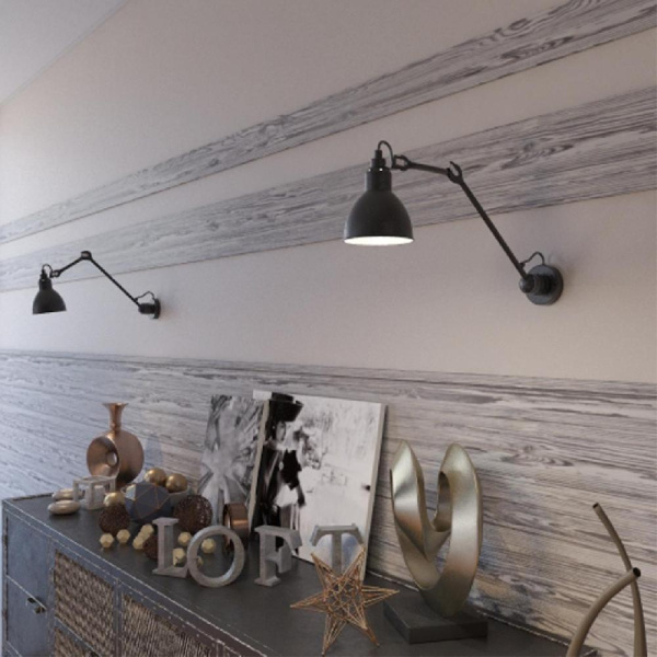 4125/1WD MODERN ODL19 681 черный Бра на кронштейне Е14 1*40W ARTA