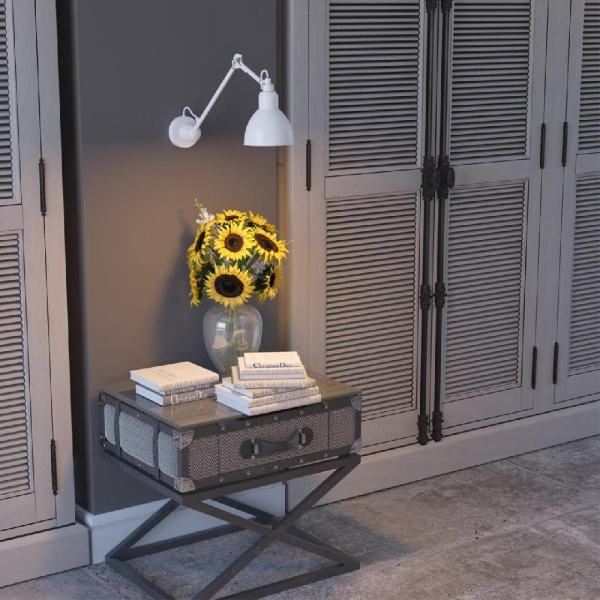 4126/1WD MODERN ODL19 681 белый Бра на кронштейне Е14 1*40W ARTA