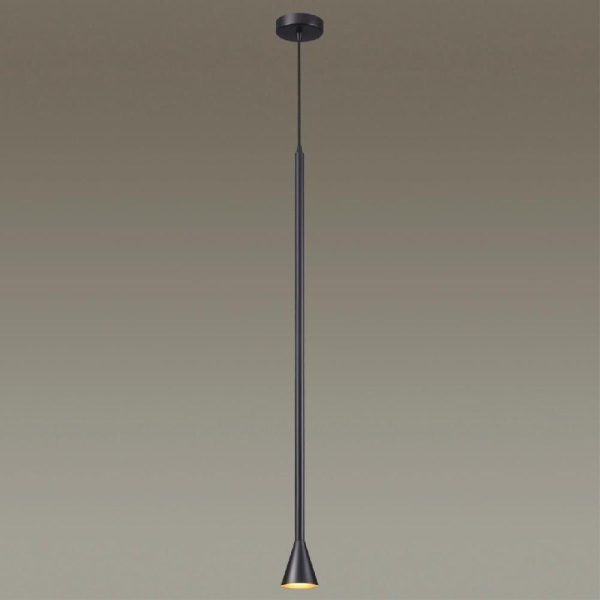 3884/1B HIGHTECH ODL20 477 черный/металл Подвесной светильник LED GU10 7W 220V PIPA