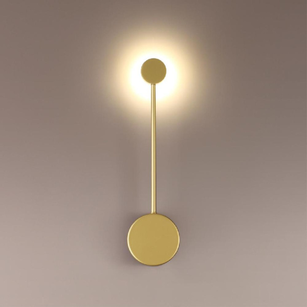 3900/5WG HIGHTECH ODL20 183 золотистый/металл Настенный светильник LED 4000K 5W 220V SATELLITE