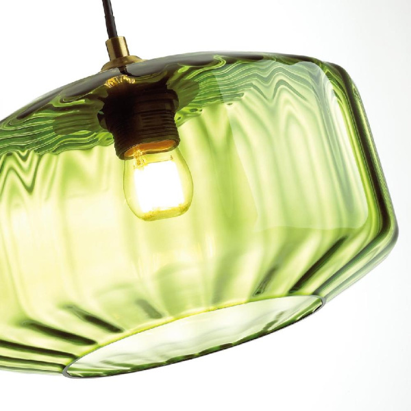 4783/1 PENDANT ODL21 487 зеленый/бронзовый Подвес E27 60W BINGA