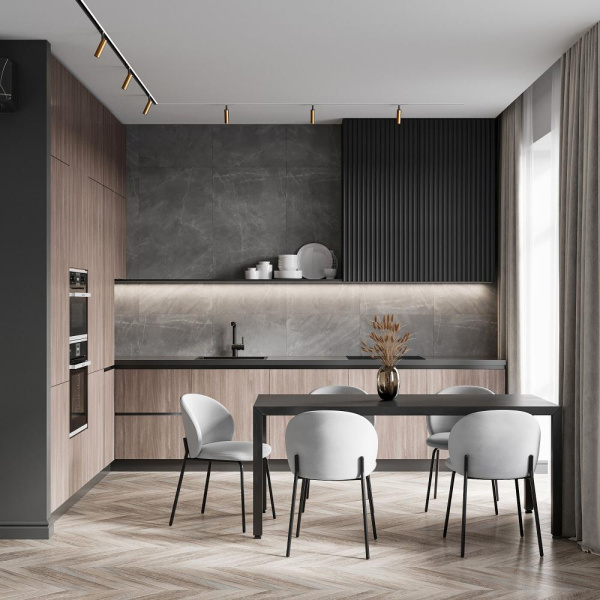 Slim Magnetic Шинопровод встраиваемый с местом под светодиодную ленту чёрный 2м 85132/00