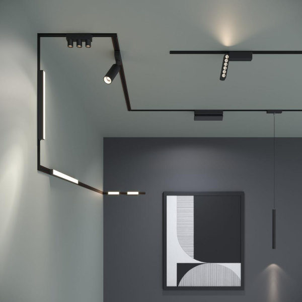 Flat Magnetic Трековый светильник 10W 4000K Vision чёрный 85088/01