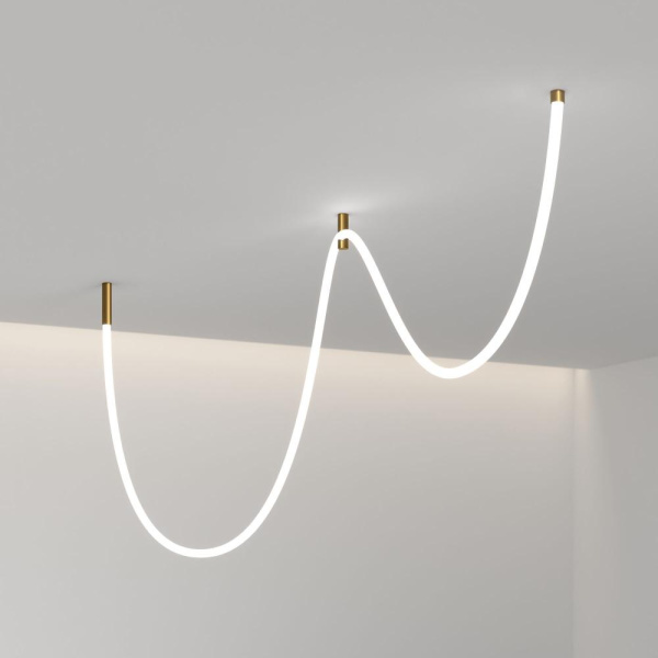 Подвесные крепления для круглого гибкого неона Full light FL 2820 латунь