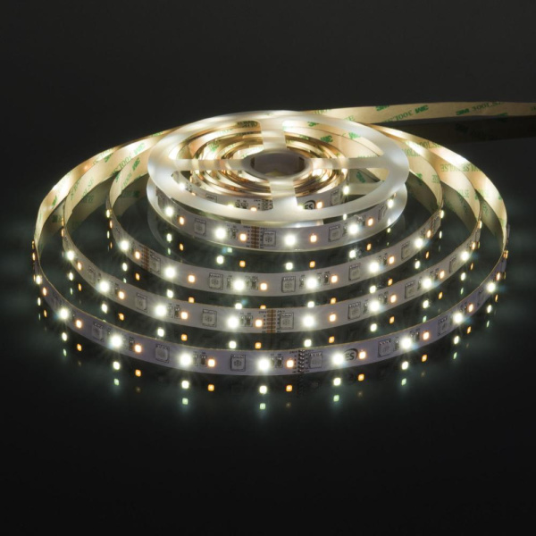Светодиодная лента Лента светодиодная 24V 16W 90Led 5050+2835+2835 IP20 MIX RGB/теплый белый/холодный белый, 5м