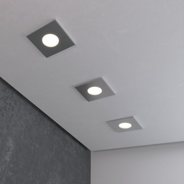 Влагозащищенный точечный светильник 126 MR16 серебро