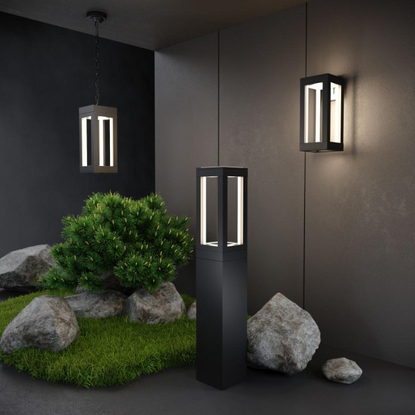 Ландшафтный светодиодный светильник Frame LED IP54 1529 TECHNO LED черный