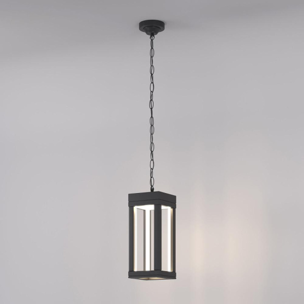 Уличный подвесной светодиодный светильник Frame LED IP54 1528 TECHNO LED серый