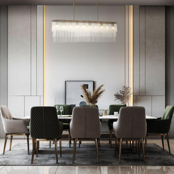 Подвесная люстра со стеклянным рассеивателем 488/10