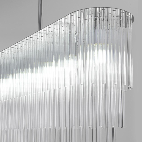 Подвесная люстра со стеклянным рассеивателем 487/10