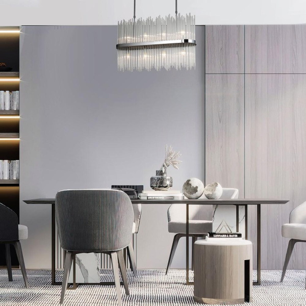 Подвесная люстра со стеклянным рассеивателем 485/8