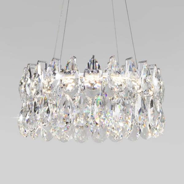 Подвесная светодиодная люстра с хрусталем 90370/1 Strotskis