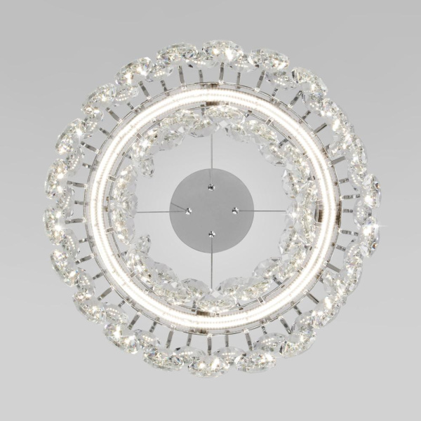 Подвесная светодиодная люстра с хрусталем 90370/1 Strotskis