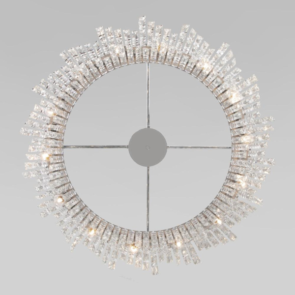 Подвесная люстра с хрусталем 60159 хром