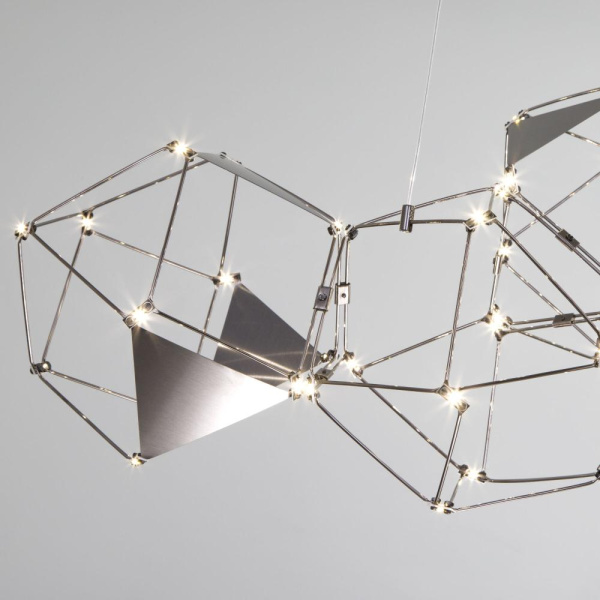 Подвесная светодиодная люстра 90368/7 черный жемчуг