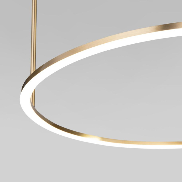 Подвесной светодиодный светильник с регулировкой цветовой температуры и яркости 90323/1 латунь