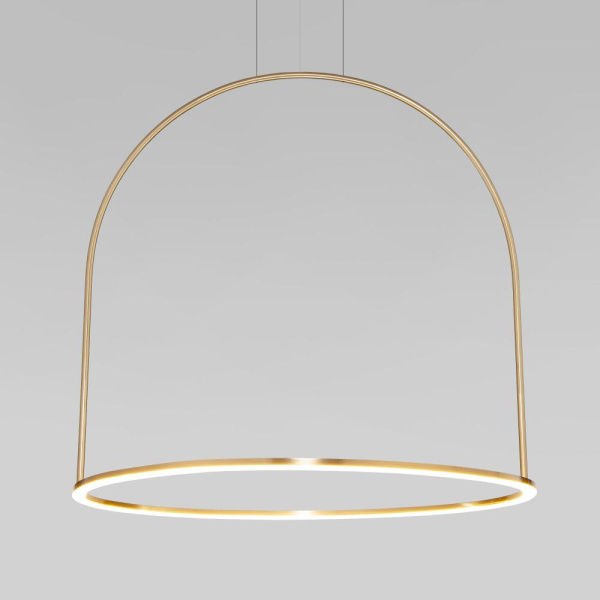 Подвесной светодиодный светильник с регулировкой цветовой температуры и яркости 90323/1 латунь