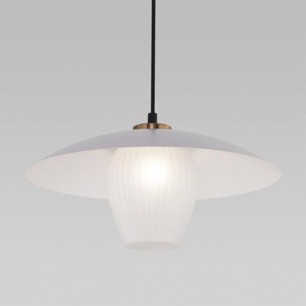 Подвесной светильник со стеклянным плафоном 50259/1 белый/матовый