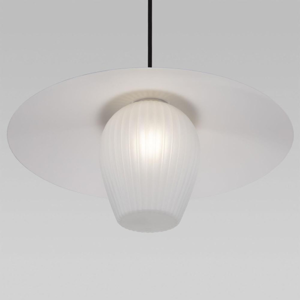 Подвесной светильник со стеклянным плафоном 50259/1 белый/матовый