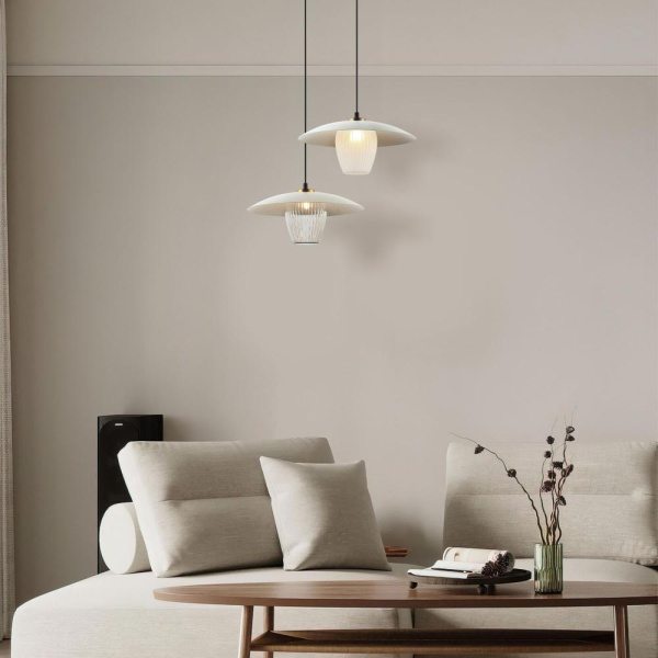 Подвесной светильник со стеклянным плафоном 50259/1 белый/матовый