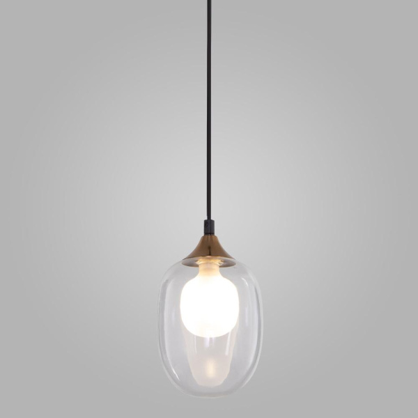 Подвесной светильник со стеклянными плафонами 70216/1 латунь