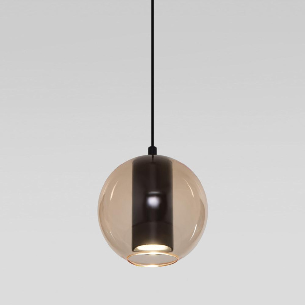 Подвесной светодиодный светильник со стеклянным плафоном 50258/1 LED бежевый