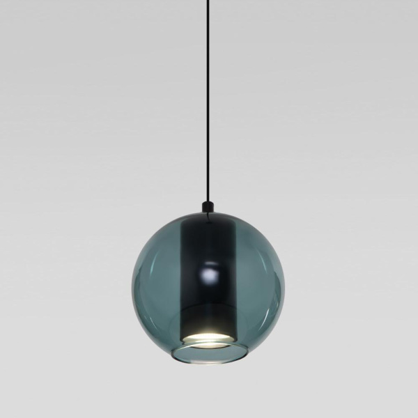 Подвесной светодиодный светильник со стеклянным плафоном 50258/1 LED бирюзовый