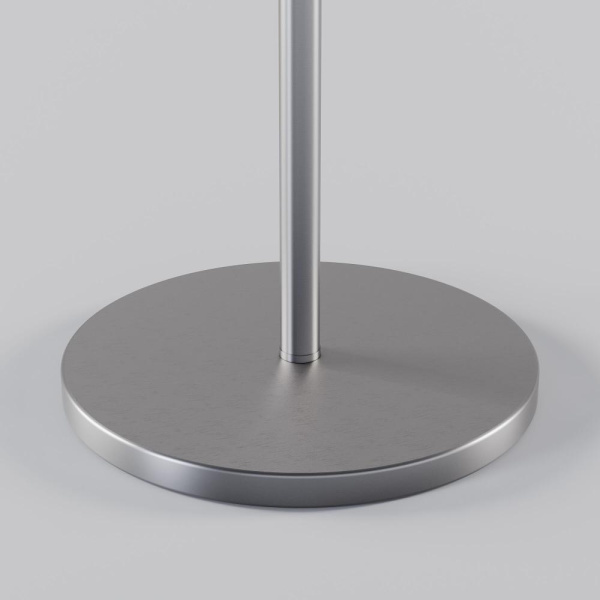 Напольный светильник с тканевым абажуром 01154/1 никель