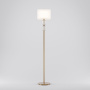 Напольный светильник с тканевым абажуром 01154/1 латунь