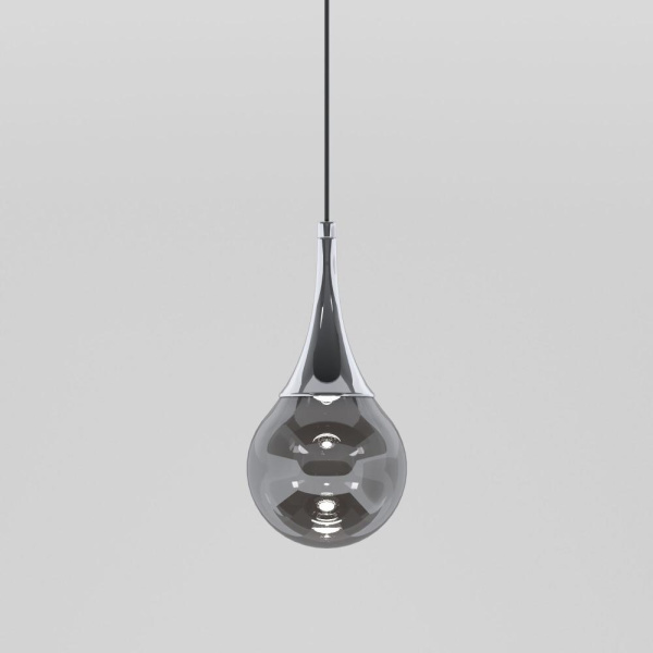 Подвесной светодиодный светильник со стеклянным плафоном 50256/1 LED дымчатый