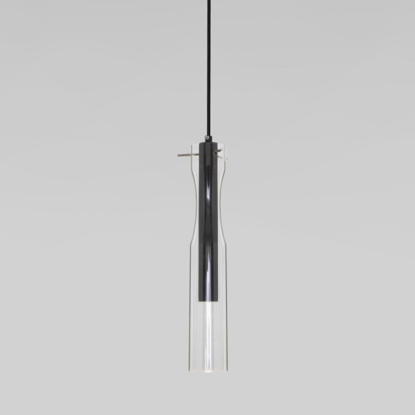 Подвесной светодиодный светильник со стеклянным плафоном 50254/1 LED черный