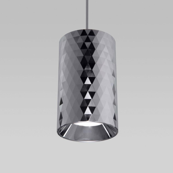 Подвесной светодиодный светильник в стиле лофт 50247/1 LED/ хром