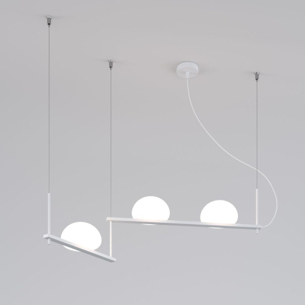 Подвесной светильник со стеклянными плафонами 70145/3 белый