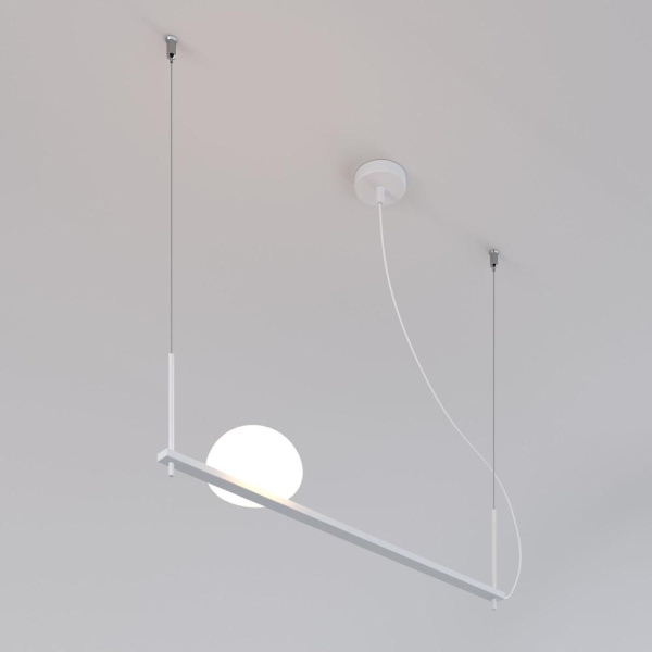 Подвесной светильник со стеклянным плафоном 70145/1 белый