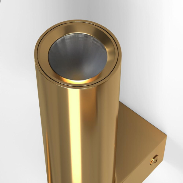 Настенный светодиодный светильник в стиле лофт 40020/1 LED латунь