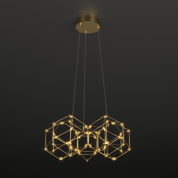 Подвесная светодиодная люстра 90169/5 медь