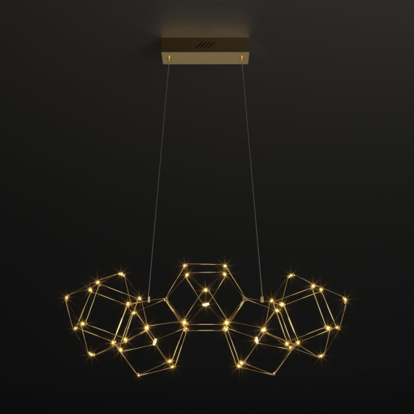 Подвесная светодиодная люстра 90168/5 медь